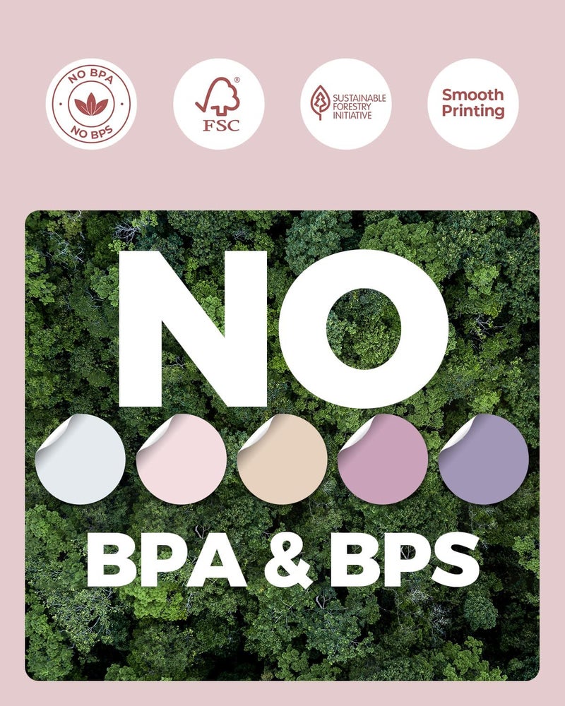 MUNBYN 2 Inch Round Thermal Labels, Color Thermal Sticker Labels for Canning, Baking, 150 Sheets/1 Roll - Image 4